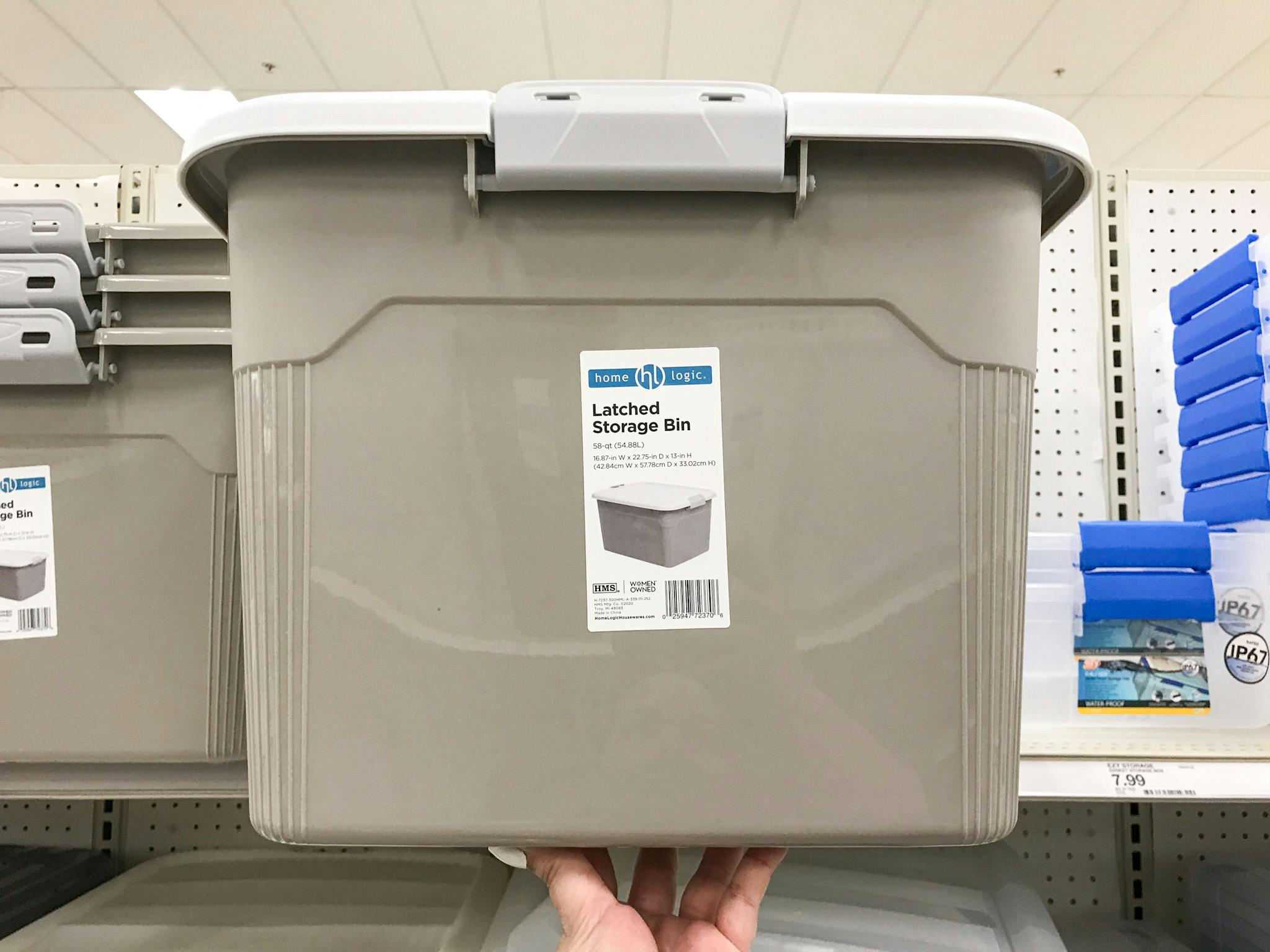 Home Logic Latching Storage Bins, Only 4.55 at Target The Krazy