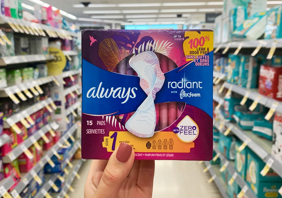Always Pads & Tampons Only 2.25 Each at Walgreens The Krazy Coupon
