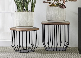 stock photo of better homes and gardens plant stands 