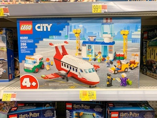 lego city central airport building set
