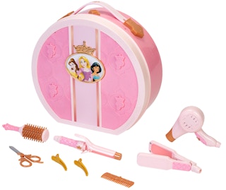 stock photo of disney princess styling and vanity set on white background