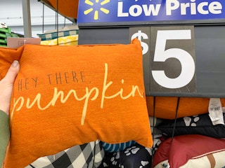 hey there pumpkin outdoor pillow