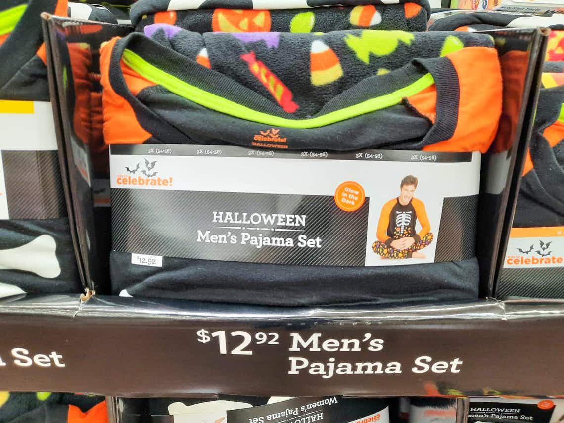 mens halloween pajama set