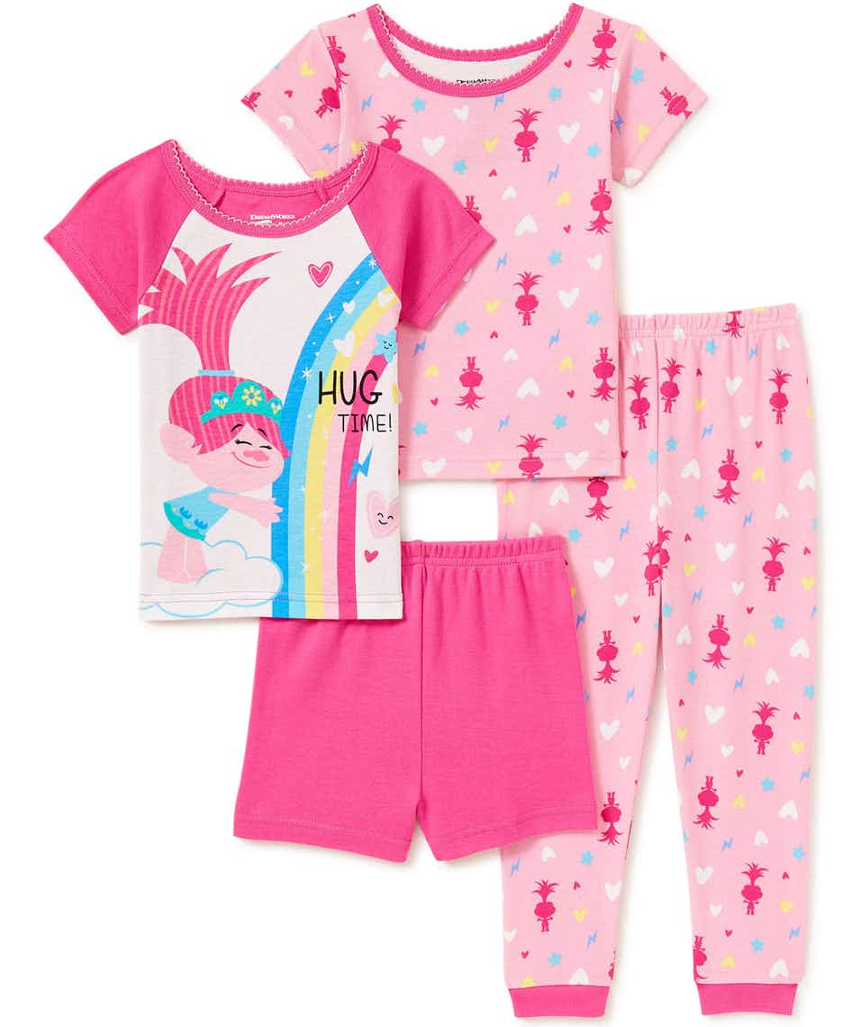 stock photo of trolls pajama set