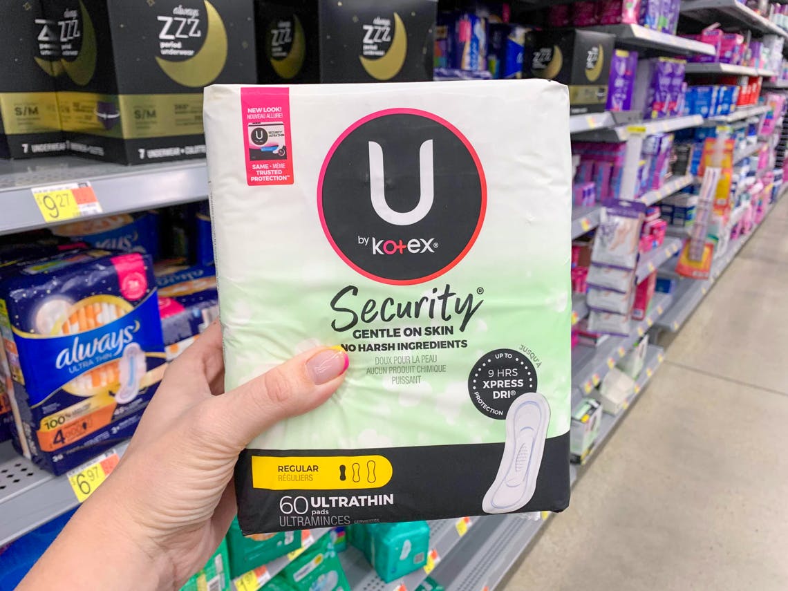 U By Kotex Security Pads Better Than Free At Walmart The Krazy Coupon Lady U By Kotex Security Pads Better Than Free At Walmart The Krazy Coupon Lady