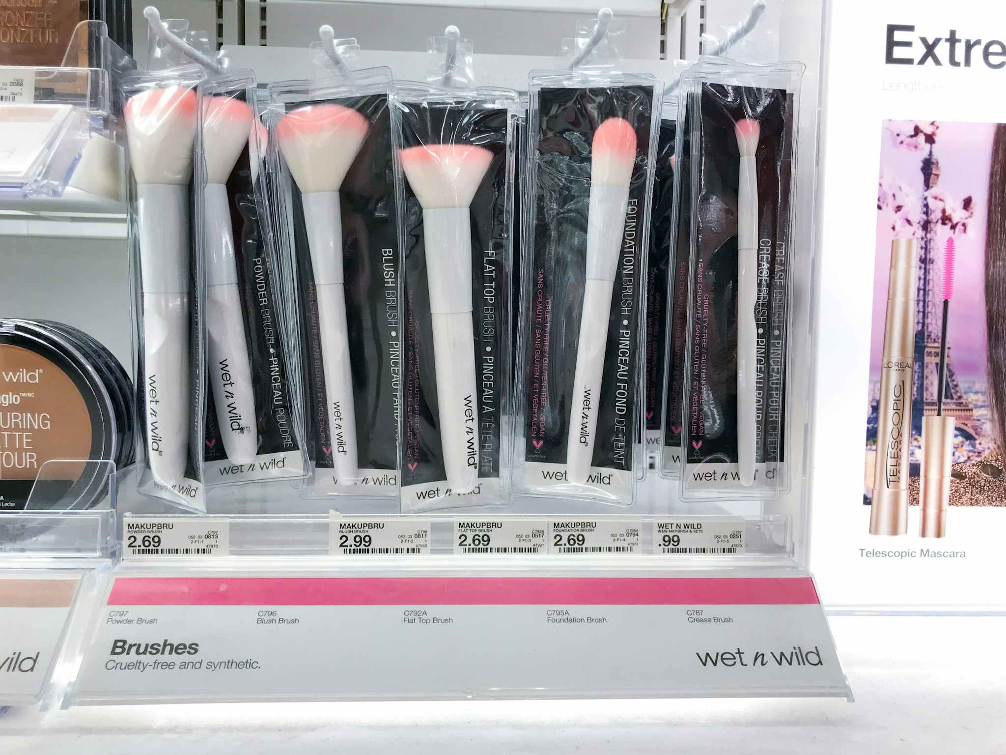 wet n wild crease brush on a target shep