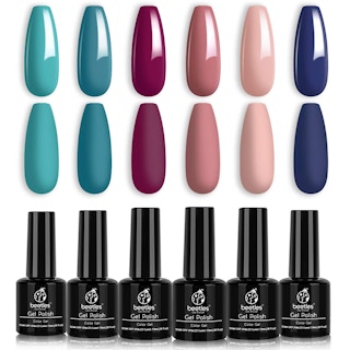 A set of six Beetles nail polish bottles.