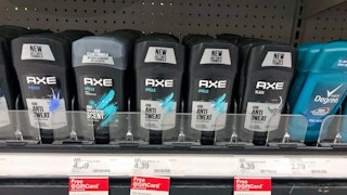 axe deodorant on a target shelf
