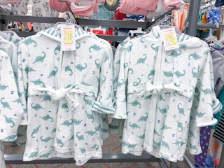 carter's dino bath robe clearance at target