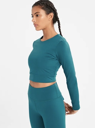 banana republic factory womens cropped top stock image 2021