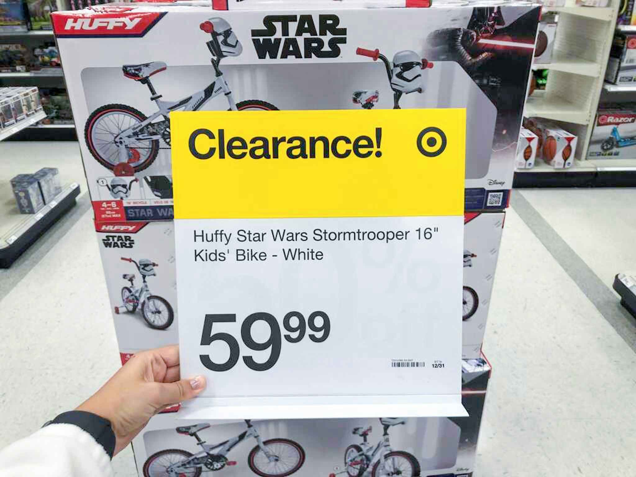 huffy star wars bike clearance at target
