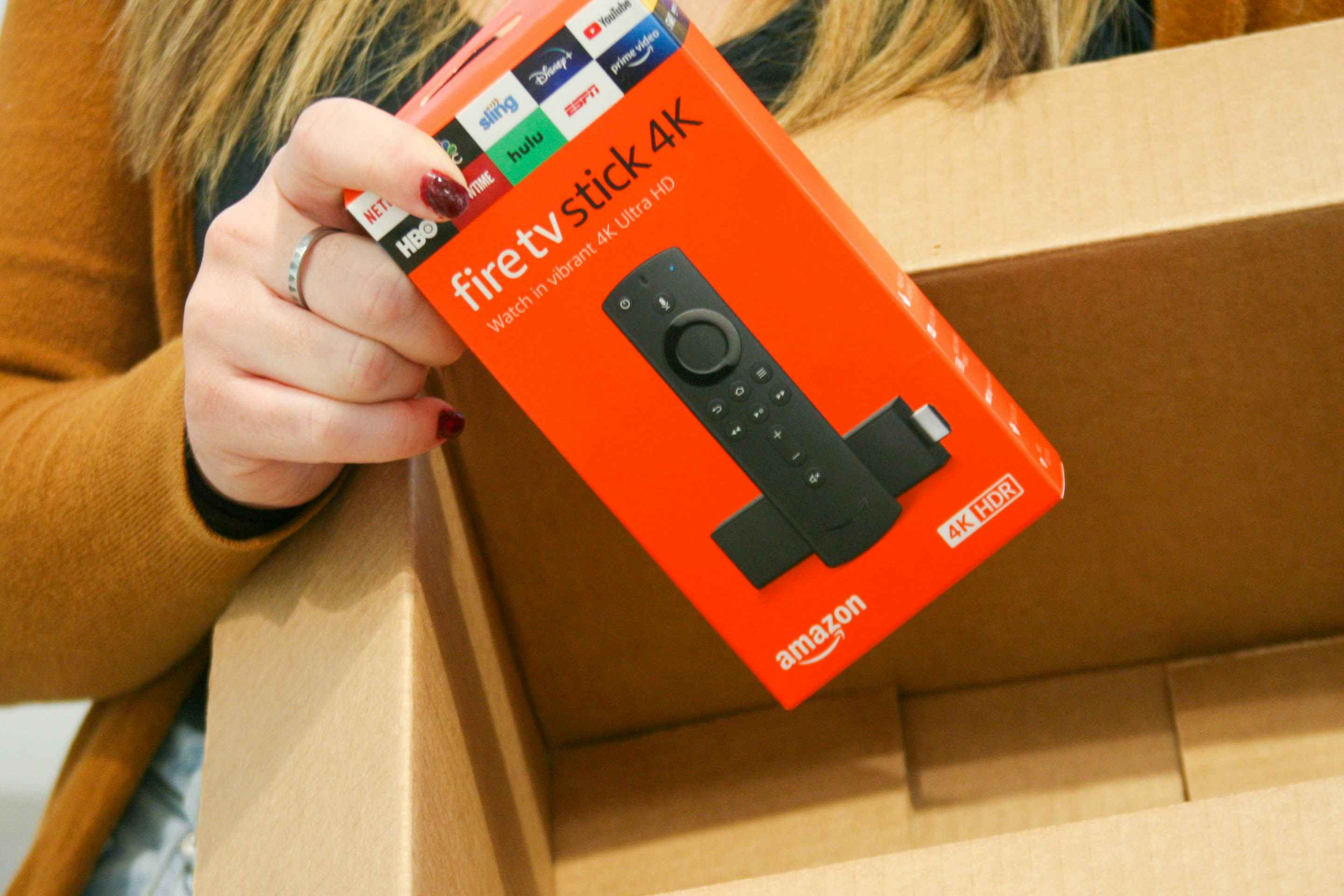 fire tv stick 4k in box