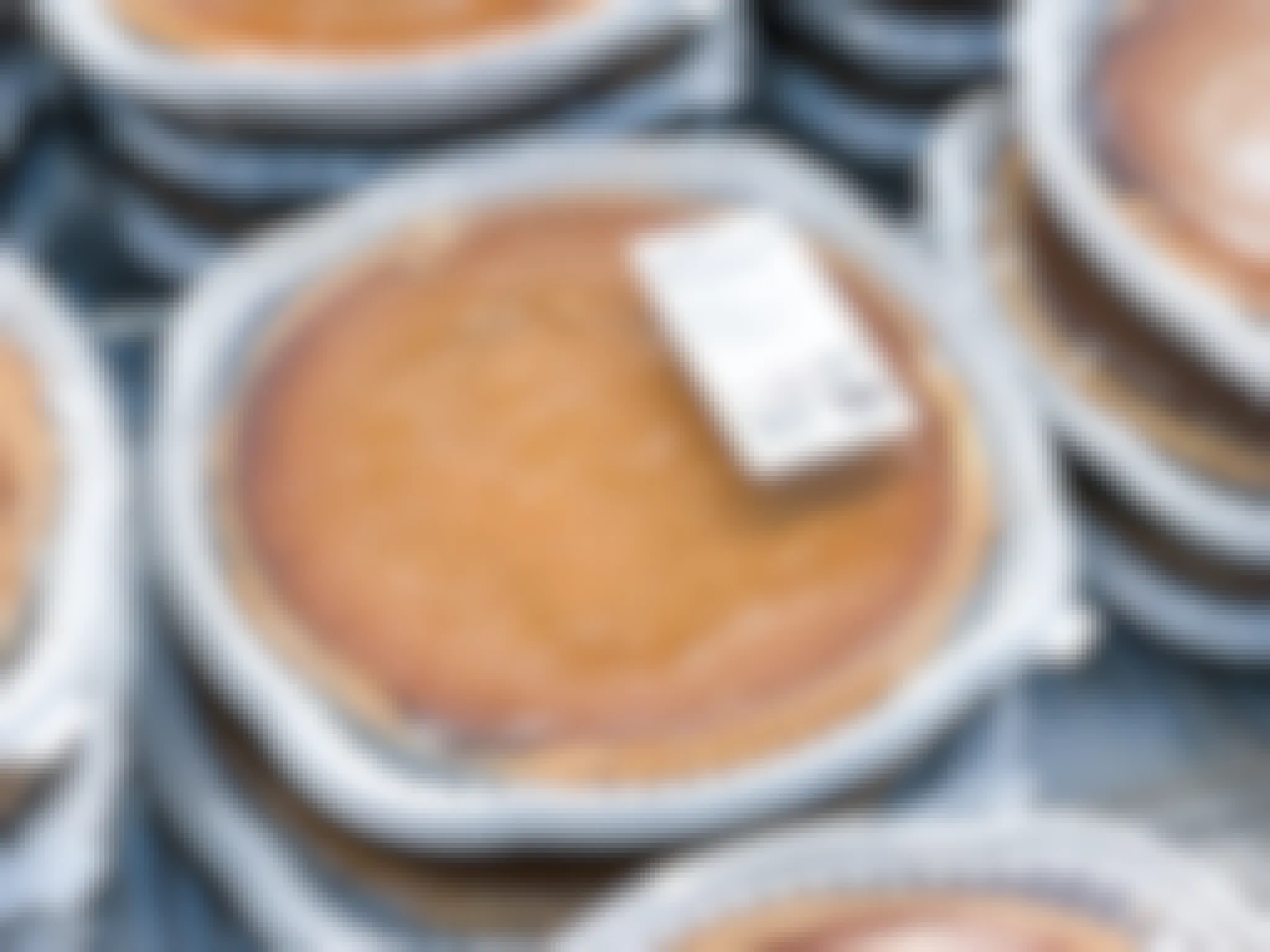 A display of pumpkin pies in the bakery section at Costco.