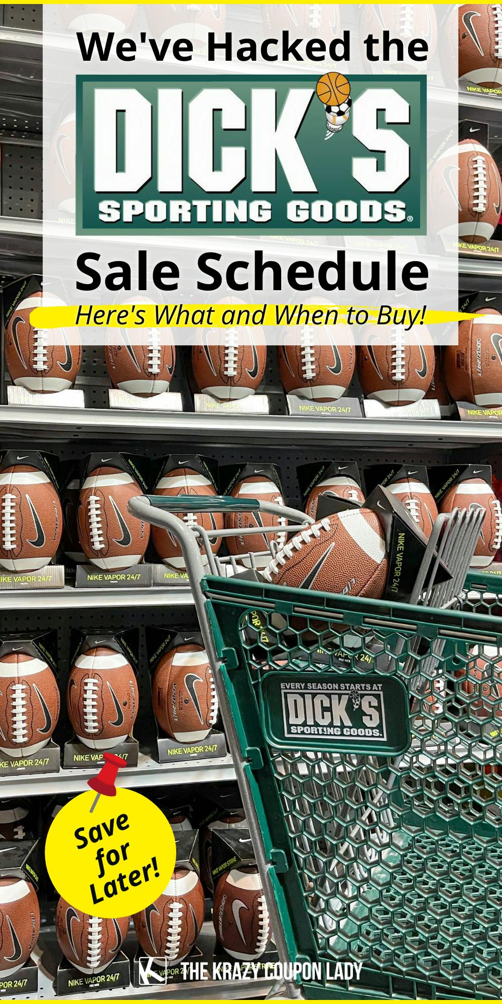 We Hacked Dick's Sporting Goods Sale Schedule for What and When to Buy!