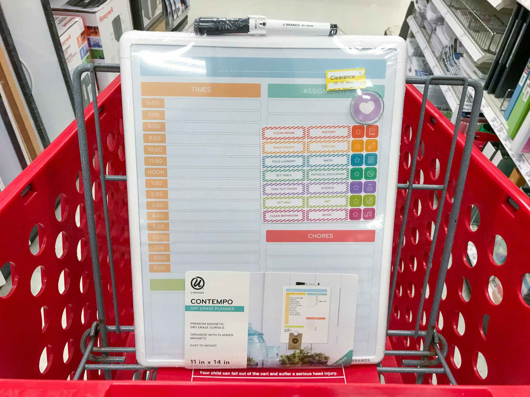 u brands dry erase planner clearance at target