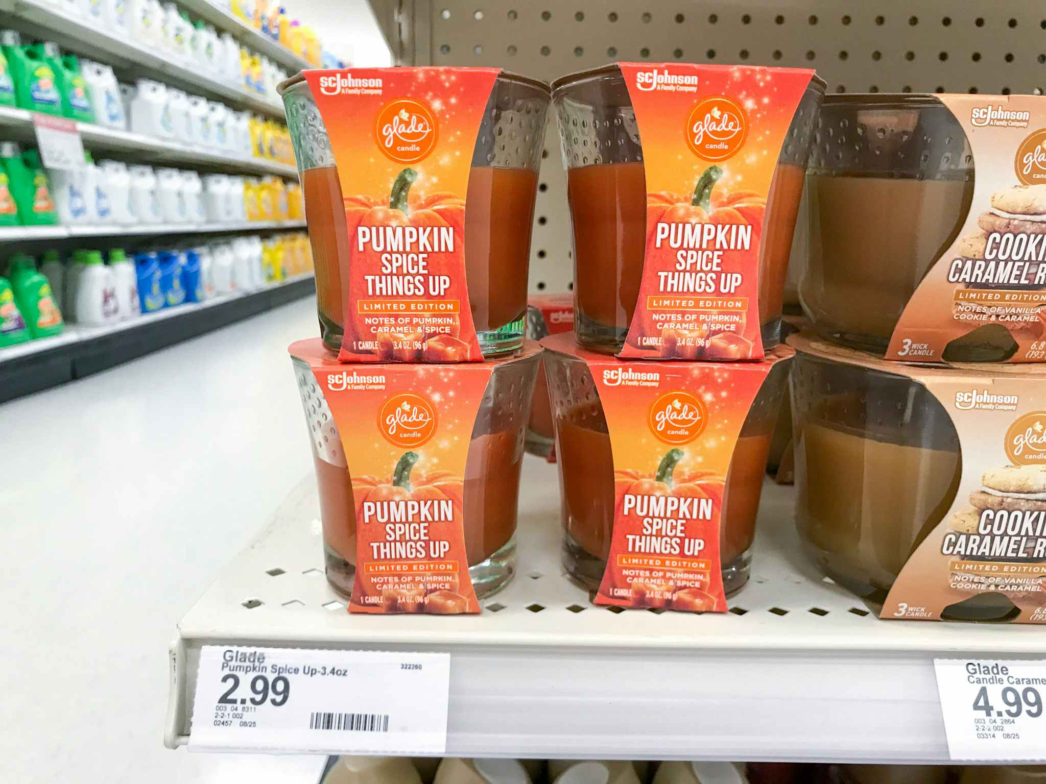 glade pumpkin spice candle at target