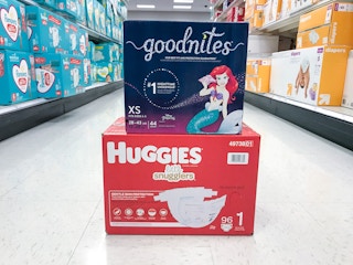 huggies and goodnites at target