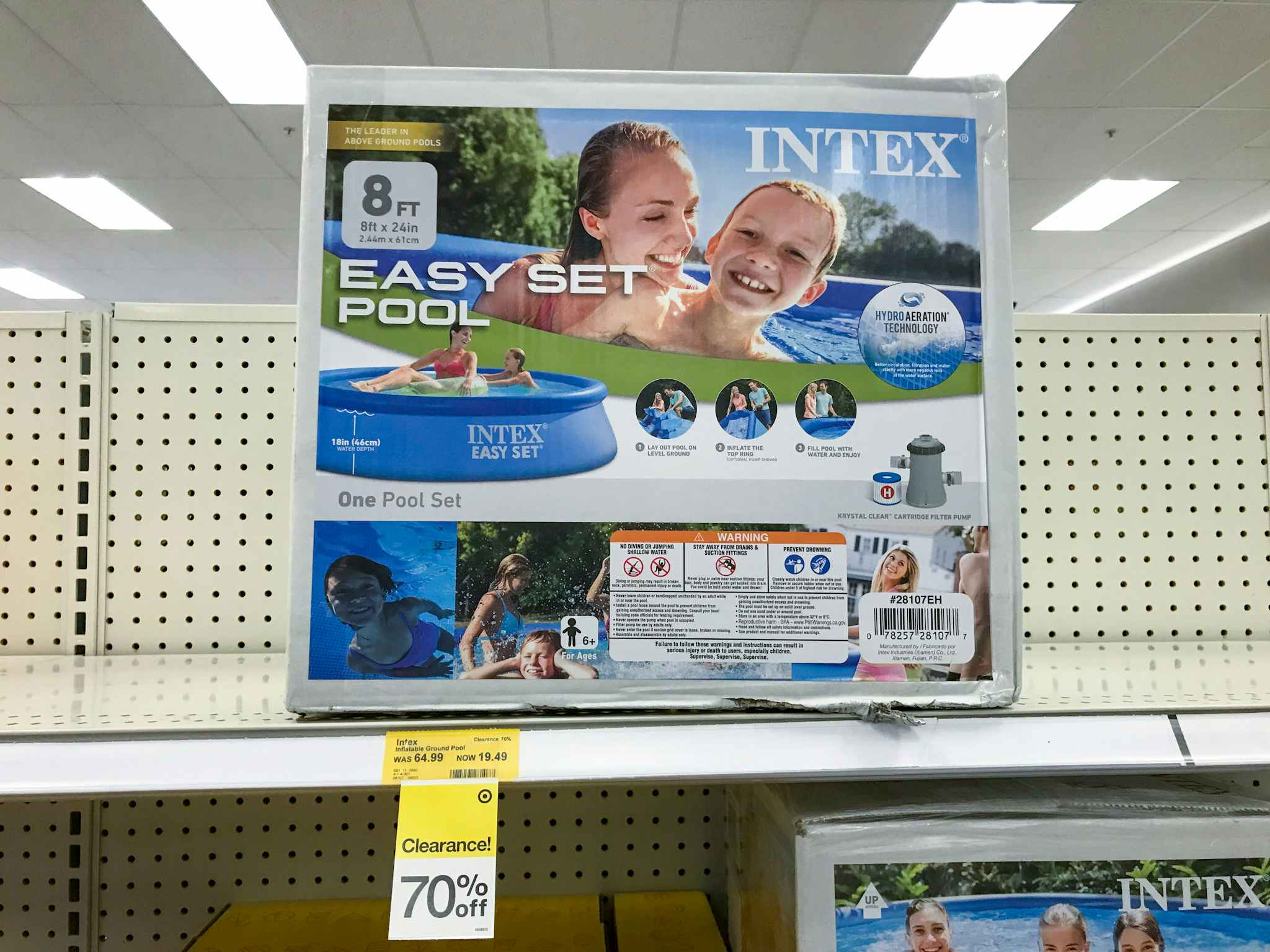 intex 8-foot pool clearance at target