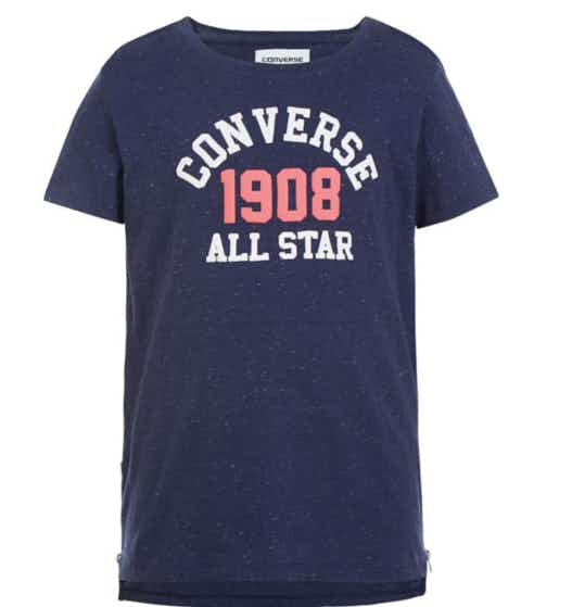 Converse Big Girls Crew Neck Short Sleeve Graphic T-Shirt