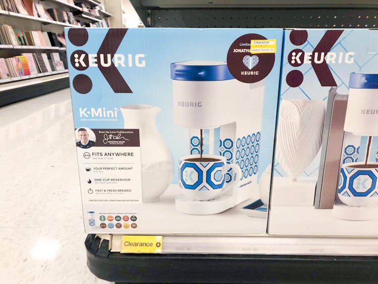 clearance Keurig on store shelf