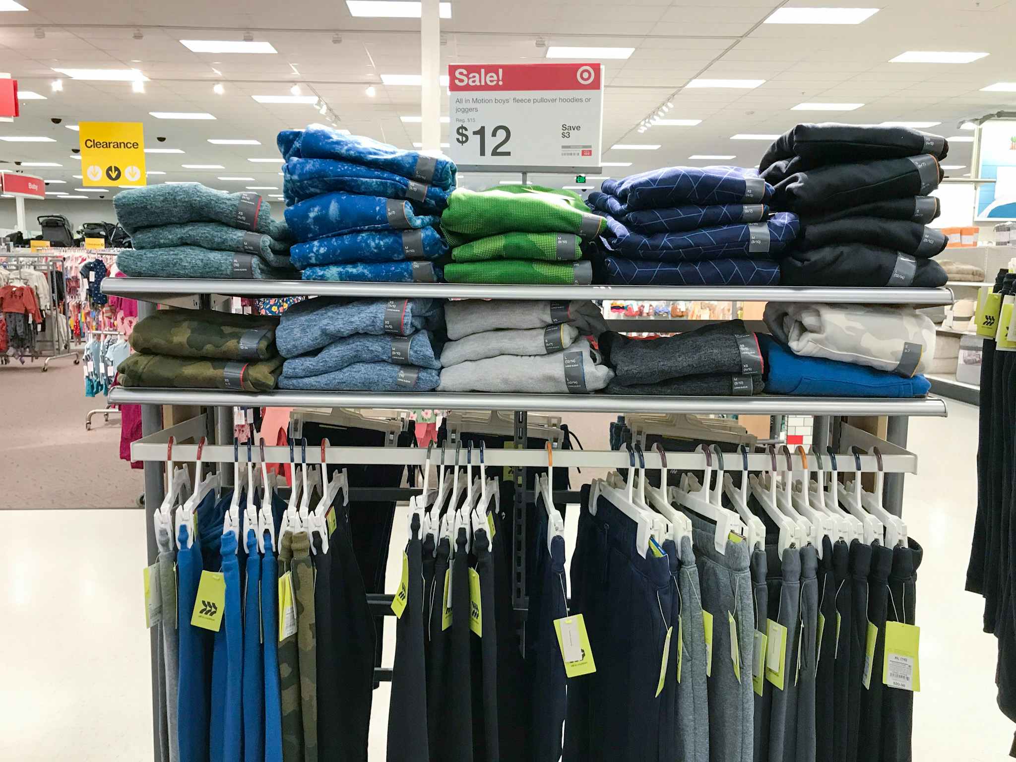 all in motion boys' fleece at target