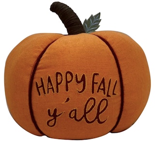 Celebrate Fall Together Happy Fall Y'All Pumpkin Table Decor