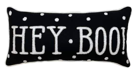 kohls Celebrate Halloween Together Hey Boo Throw Pillow stock image 2021