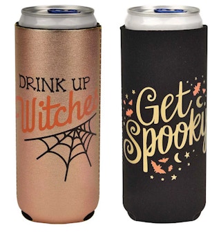 Celebrate Halloween Together Witches Tall Can Cooler 2-pk.