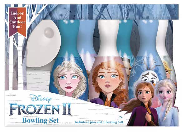 kohls disneys frozen bowling set stock image 2021