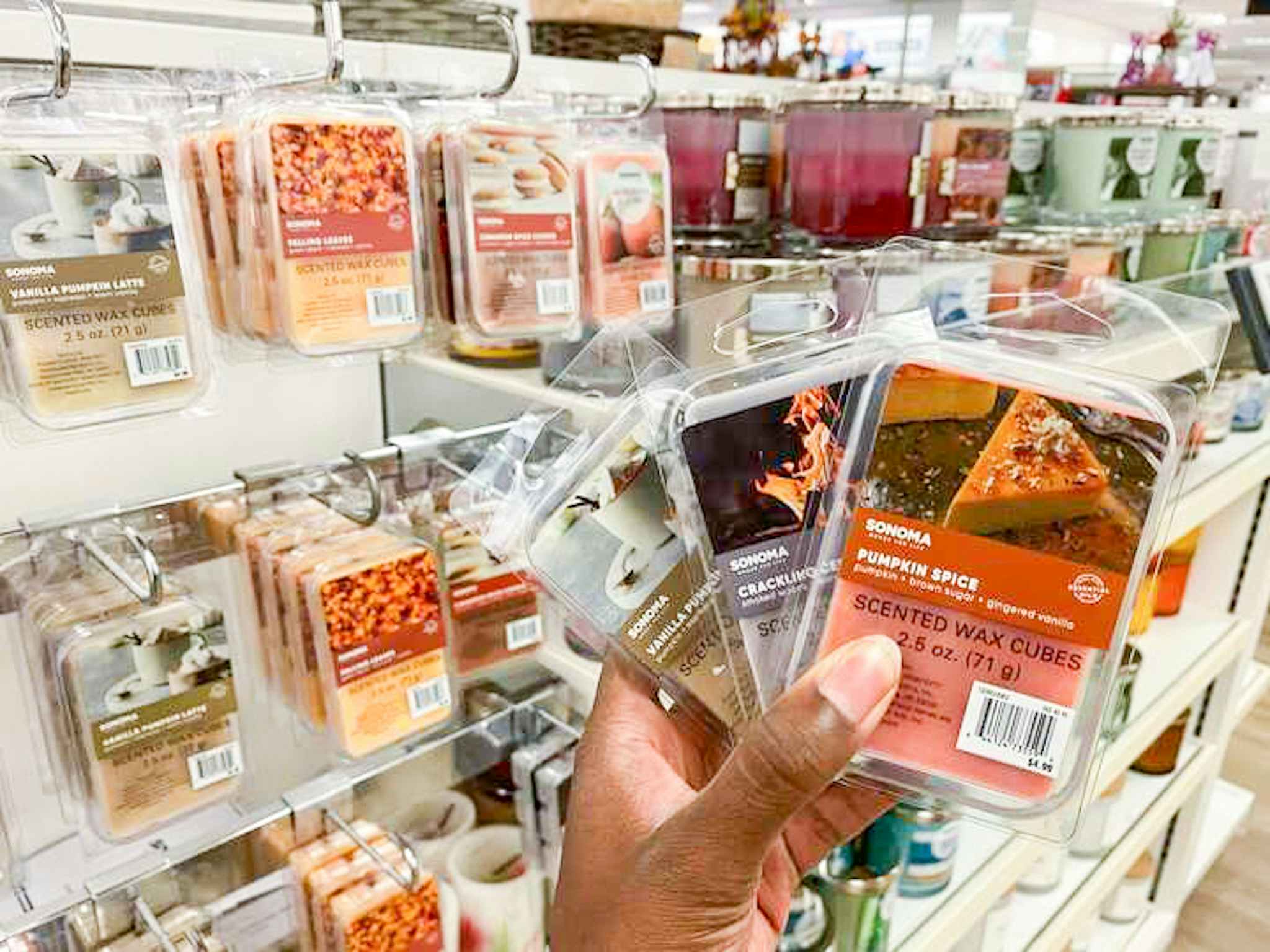 kohls sonoma goods for life fall wax melts in store image 2021 1