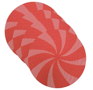 St. Nicholas Square® Peppermint Placemat 4-pk.