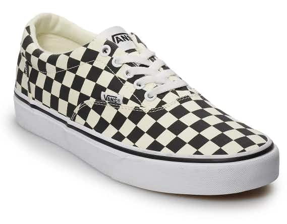 kohls Vans® Doheny Men's Checkerboard Skate Shoes stock image 2021