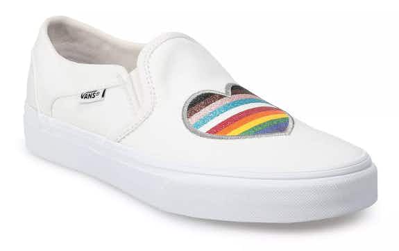 kohls Women's Vans Pride Asher Slip-On Shoes stock image 2021