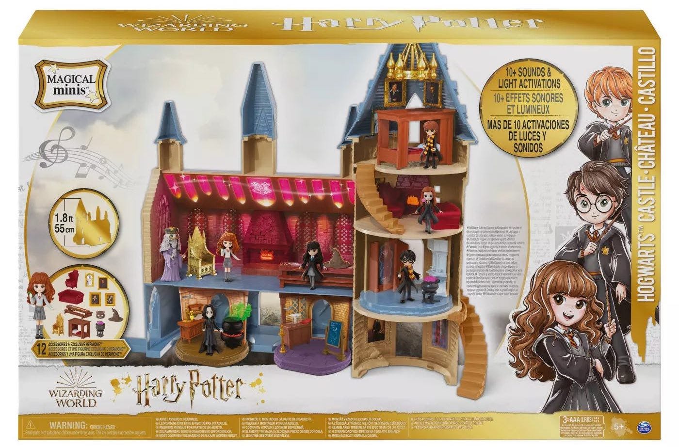 product box of spinmaster-wizarding-world-hogwarts-castle