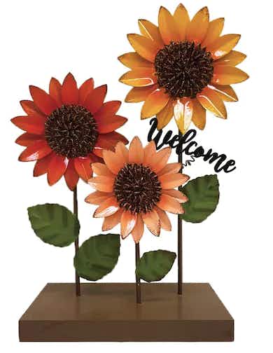 10.5" Metal Sunflower Tabletop Accent by Ashland
