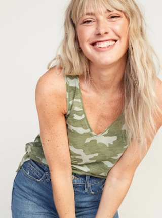 EveryWear Slub-Knit V-Neck Tank Top for Women