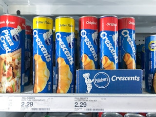 pillsbury crescents on a target shelf