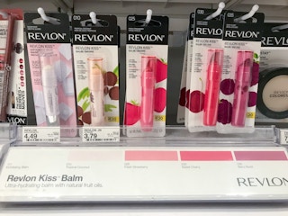 revlon kiss lip balm on a target shelf
