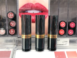 revlon lipstick on a target shelf