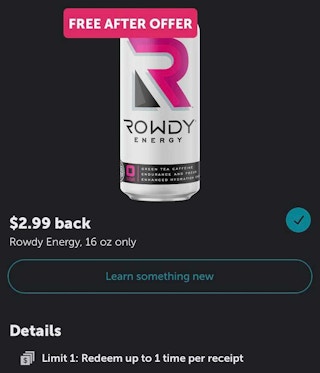 rowdy energy screenshot ibotta freebie sept 2021 1632169701 1632169701