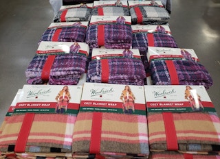 sams club woolrich cozy blanket wrap 2021 sv 1631819500 1631819500