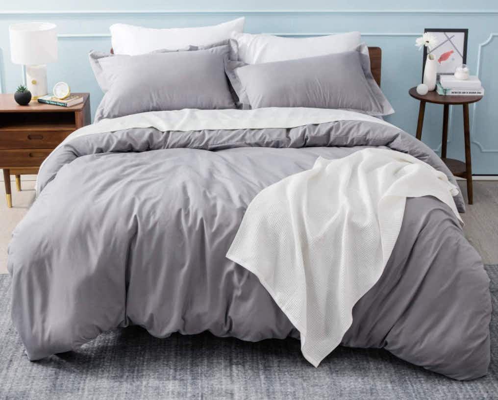 Bedsure Grey Duvet Covers 