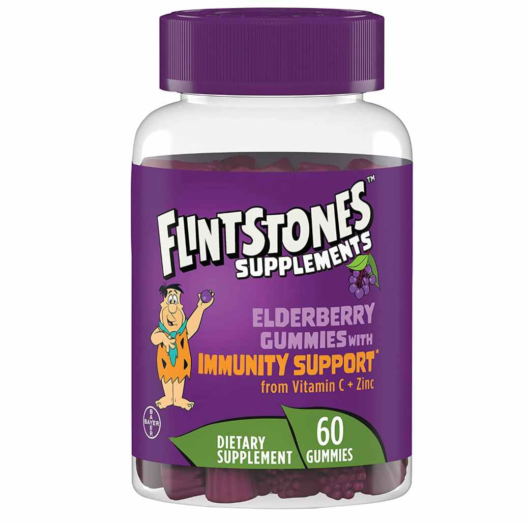 Flintstones Kids Elderberry Gummies 