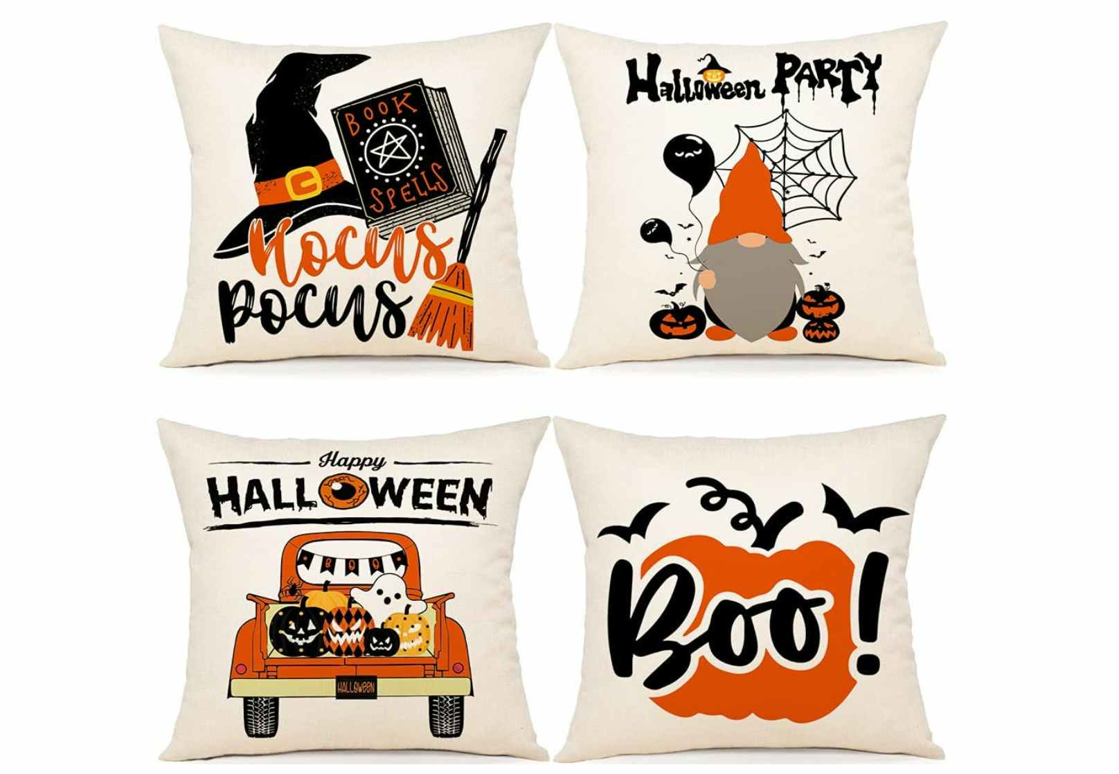 Halloween Decor Throw Pillow Covers
