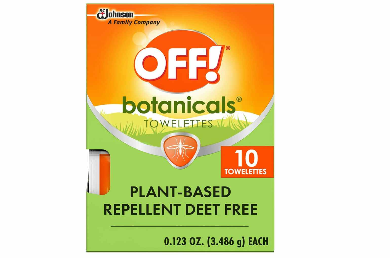 OFF! Botanicals Mosquito and Insect Repellent Wipes