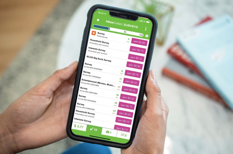 InboxDollars phone app
