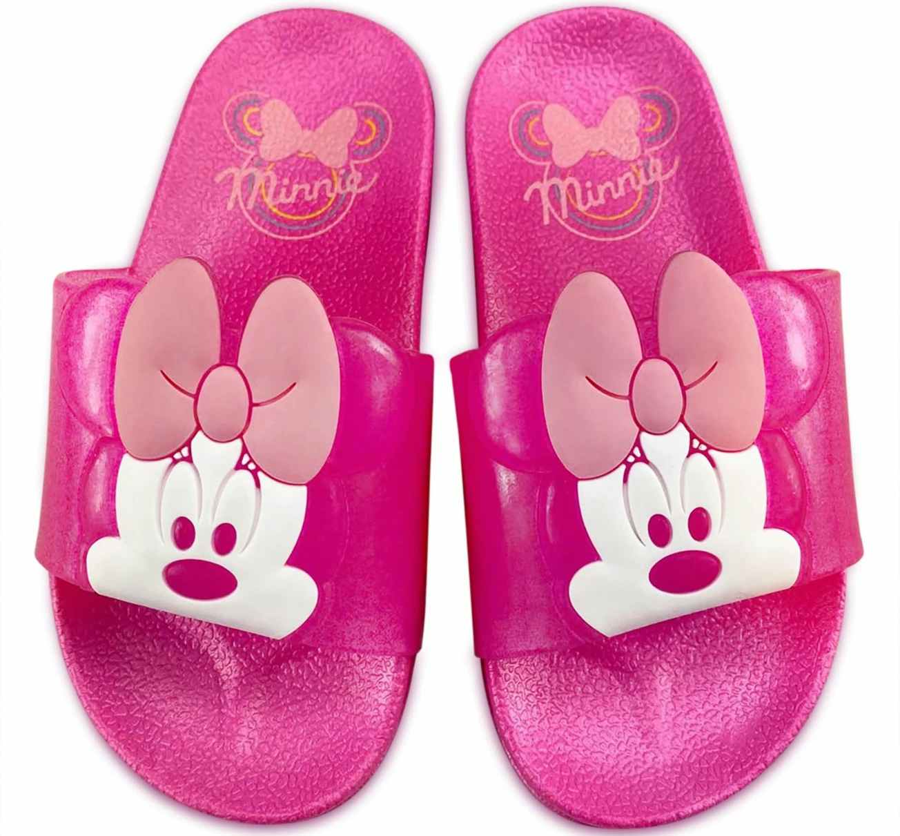 minnie mouse slide sandals