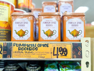 pumpkin spice rooibos at Trader Joe's