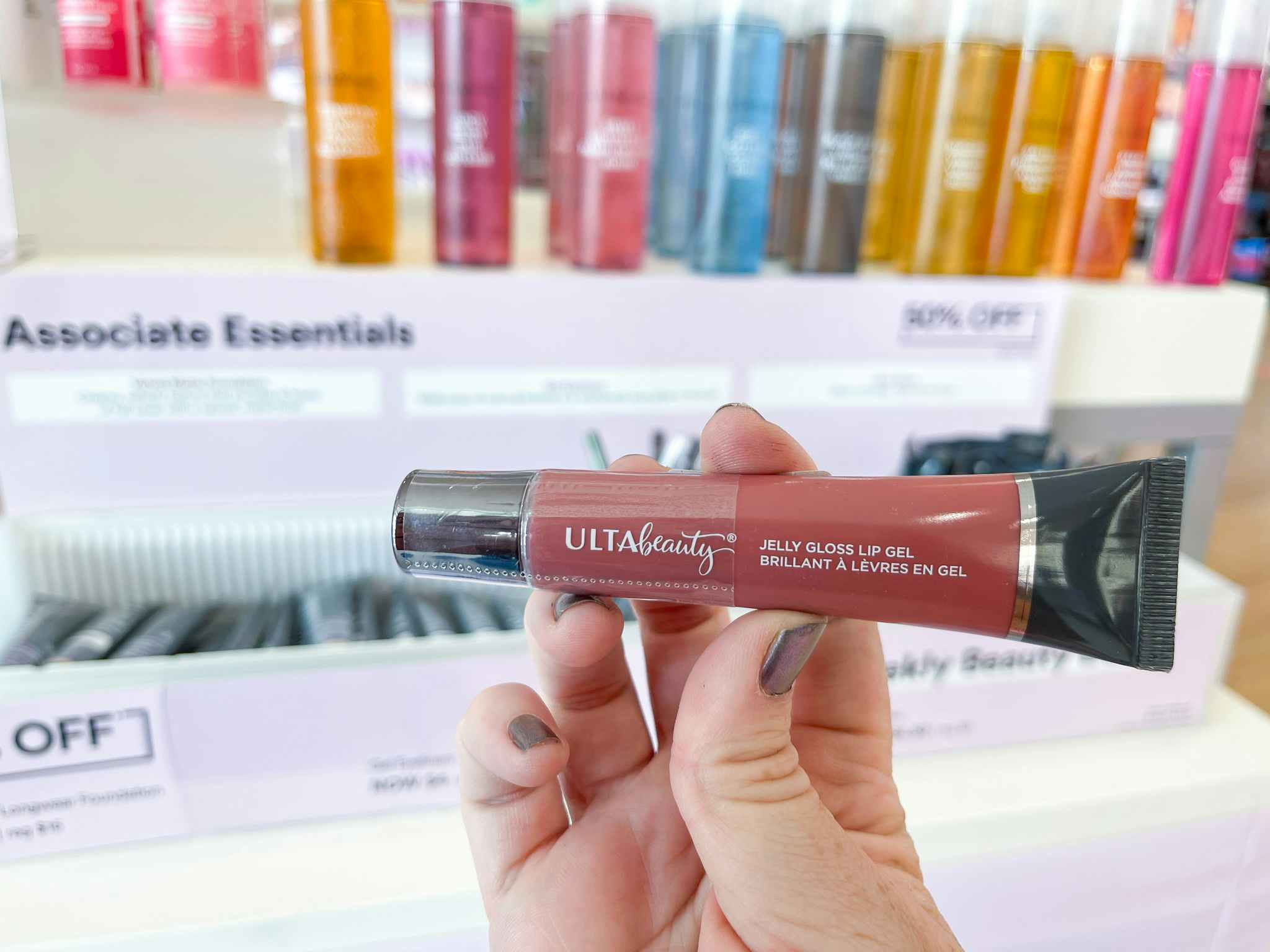 hand holding ulta lip gel