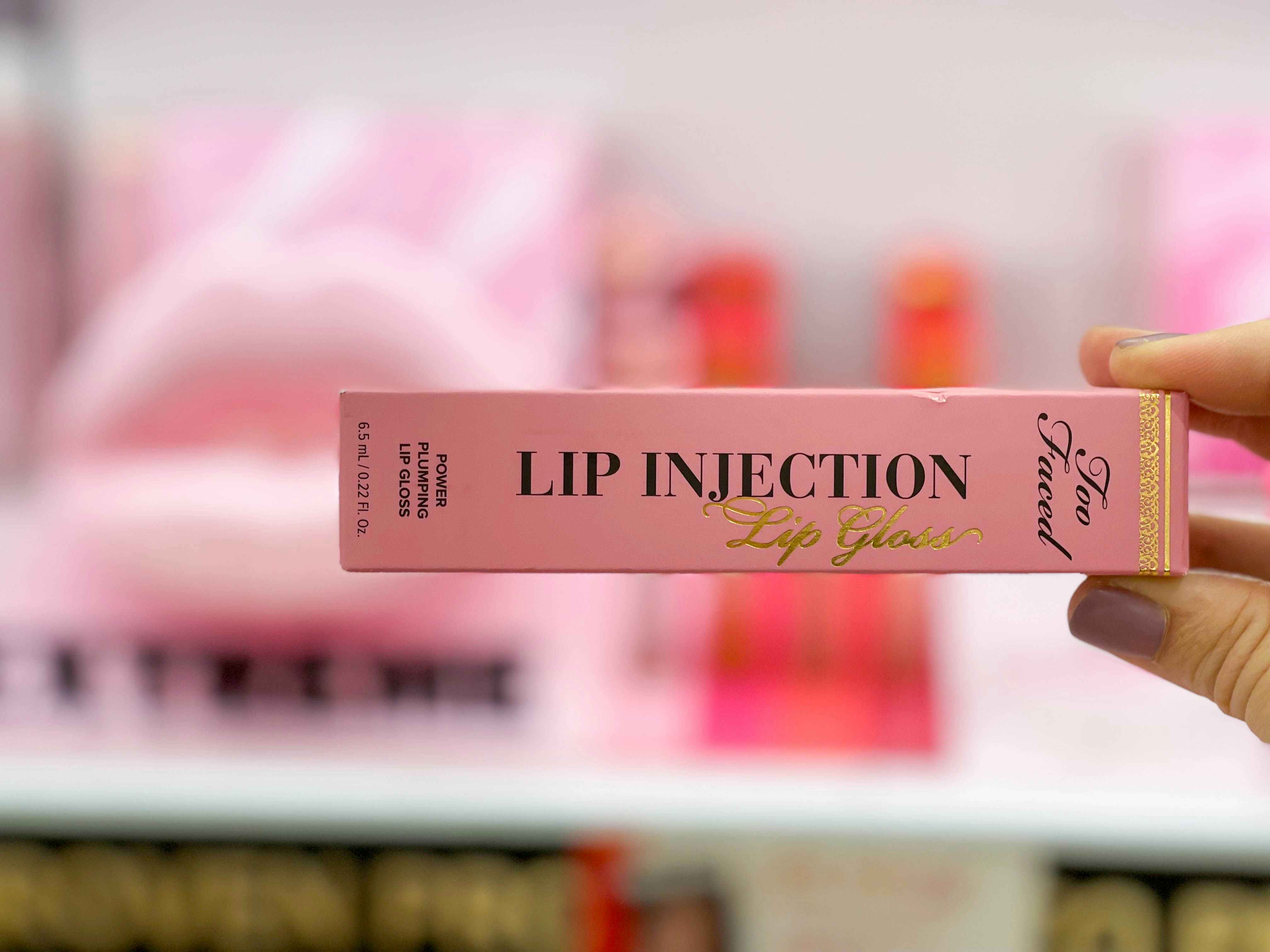 too faced lip injections plumping lip gloss